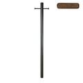 Craftmade 7 Ft. Smooth Aluminum Direct Burial Post With Ladder Rest-Copper 400-CP